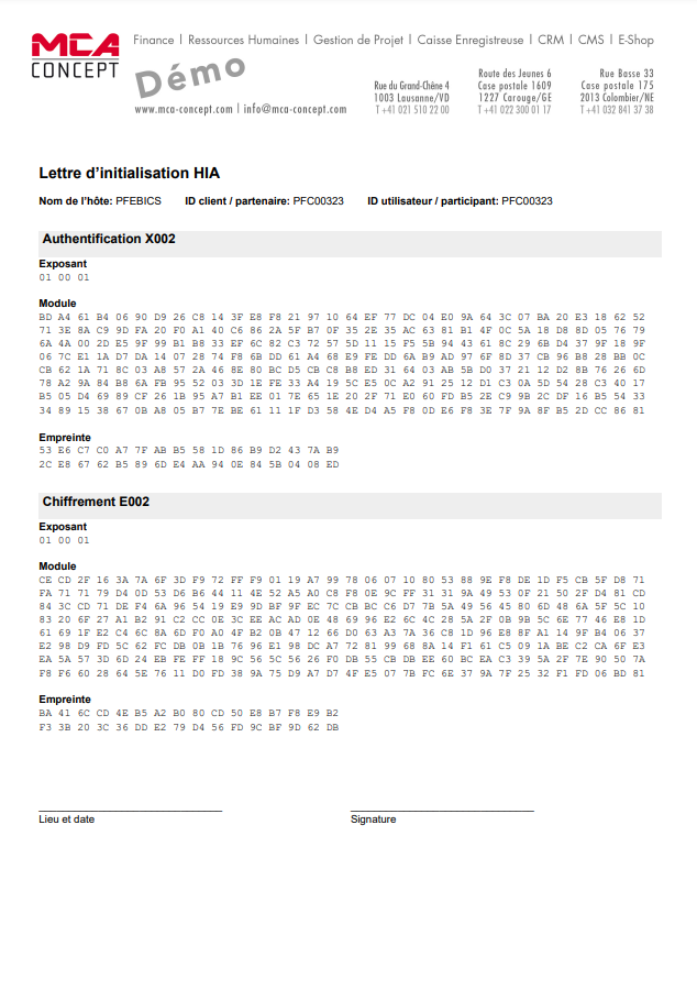 Bankverbindung | MCA Concept Bankverbindung | MCA Concept
