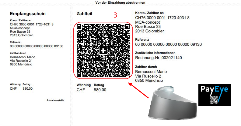 Neue Zahlung | MCA Concept